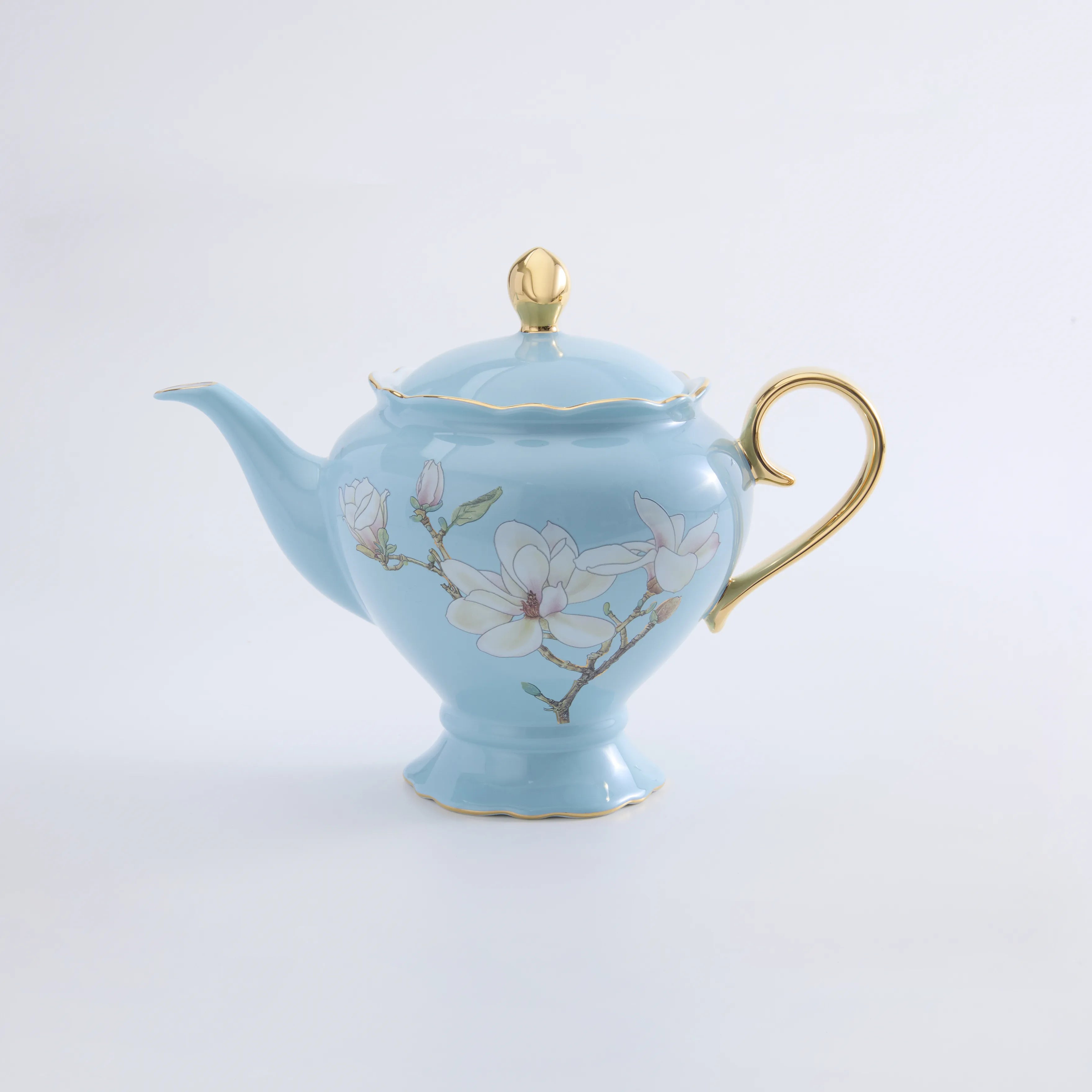 Magnolia Spring · Grace Pedestal Teapot
